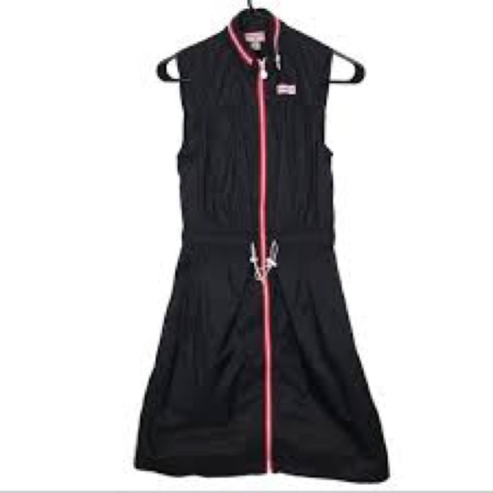 Hunter Black Dress with Red Trim